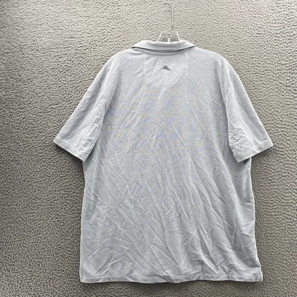 Tommy Bahama Polo Shirt Men's‎ XL Gray Marlin Academia Coastal Sportswear Preppy - Picture 4 of 11